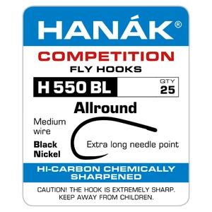 Hanak H 550BL Allround Long Shank Hooks - 25pk