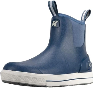 Korkers Mens Neo Flex Ankle Boot w/Fixed Kling-On Deck Soles, Blue Size 9 - Return/Damaged Packaging