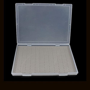 Kingfisher Fly Fishing Collection Fly Boxes Clear Fly Fishing Box Extra Large Capacity Slit Foam Fishing Competition Hook Tackle Boxes, 2 Pack