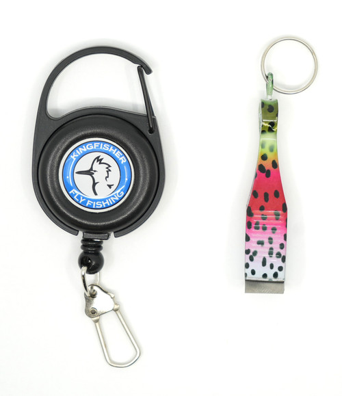 Kingfisher Fly Fishing Zinger with Loop Nipper