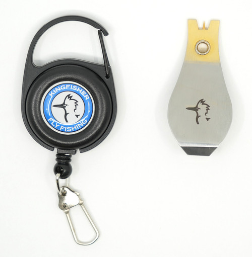 Kingfisher Fly Fishing Zinger with Loop Nipper