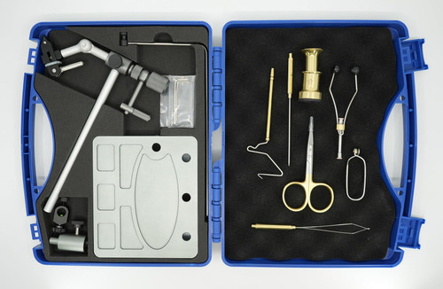 Kit Complet De Montage De Mouches Pour Pêche - Étau Rotatif Et Outils (Neuf)