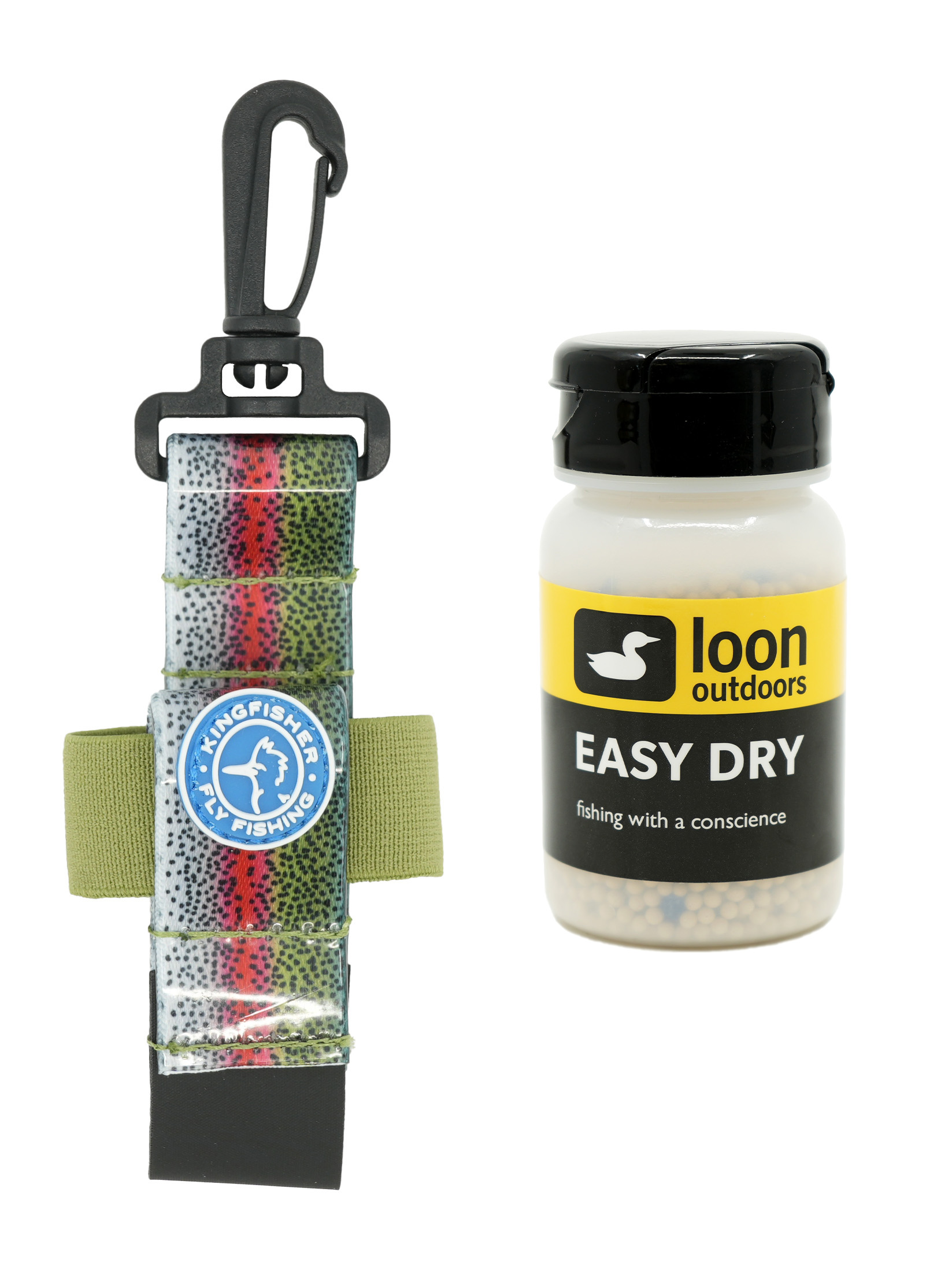 Loon Outdoors Easy Dry Powder Dry Fly Floatant with Kingfisher Dry Shake Holder - Picture 7 of 7