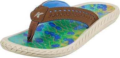 Fish Flip Dorado w/ Fixed Kling-On Deck Sole, Tan