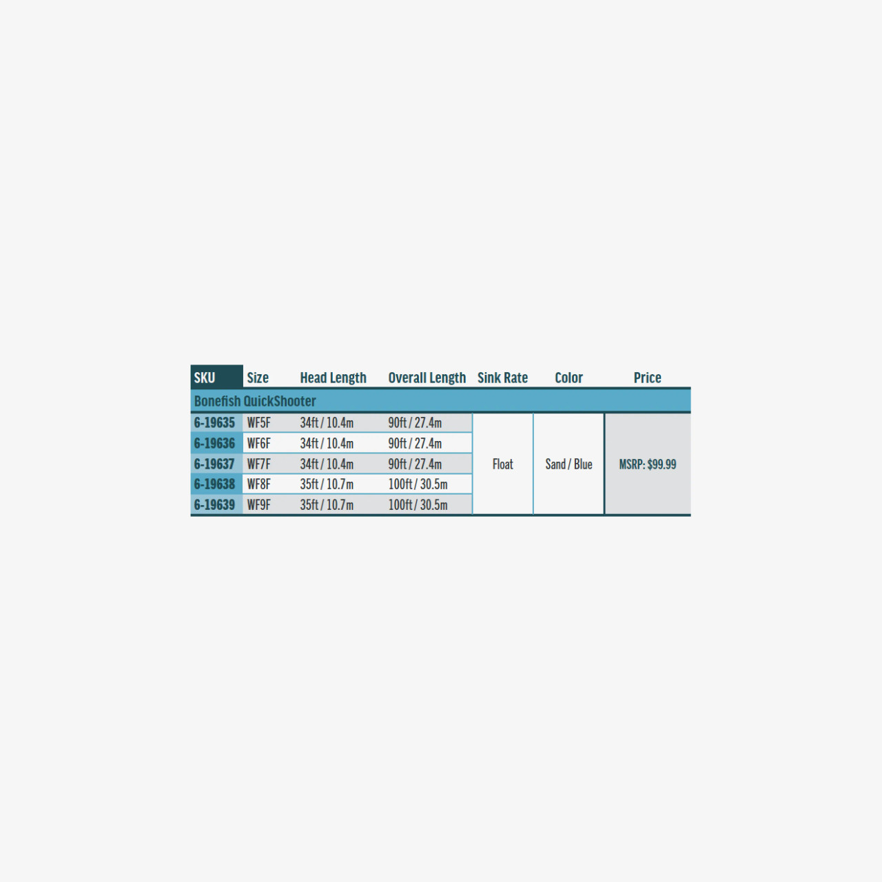  Rio Premier Bonefish Quickshooter, WF5F : Sports