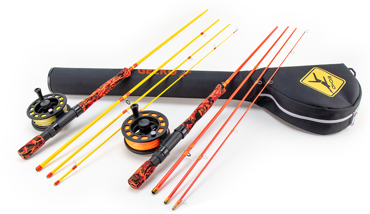 Echo Rajeff Gecko Kids Fly Fishing Kit