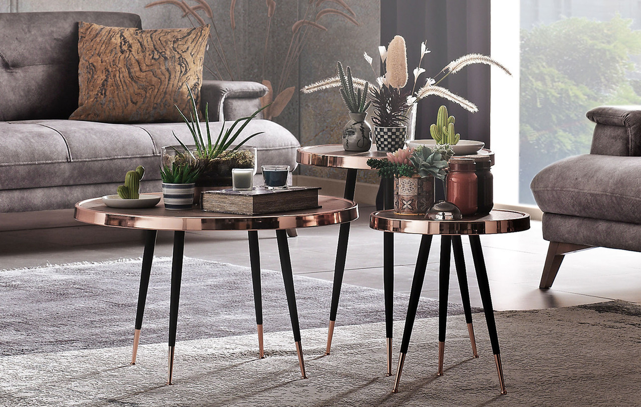 Montana 3 Piece Nesting Table Set Furniture Expo