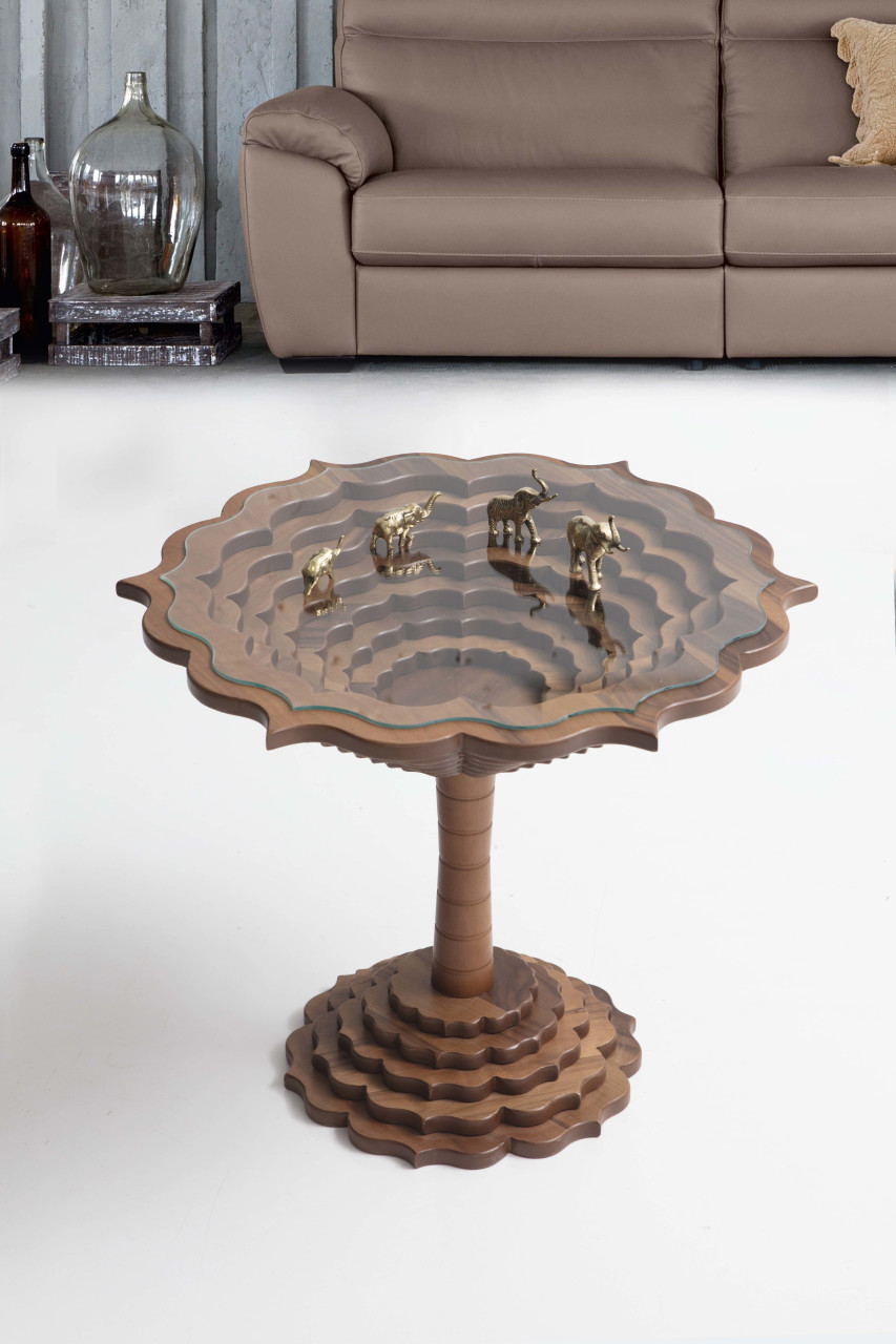 Round Pedestal End Table #351 - Furniture Expo
