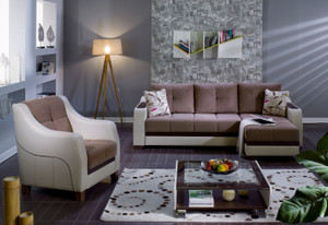 Ultra Sectional - Optimum Brown