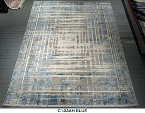 Bamboo Silk Rug Collection - C123AH BLUE