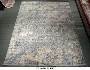 Bamboo Silk Rug Collection - Y5149H BLUE