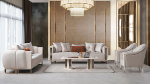Damla living room ( 2 Sofas, Chair, Coffee Table) Damla living room ( 2 Sofas, Chair, Coffee Table)