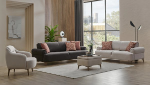 Mocca Living Room Set - Furniture Expo