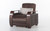 Natural Sectional - Prestige Brown