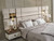 Piano Queen Bed, 2 Nightstands, Dresser and Mirror