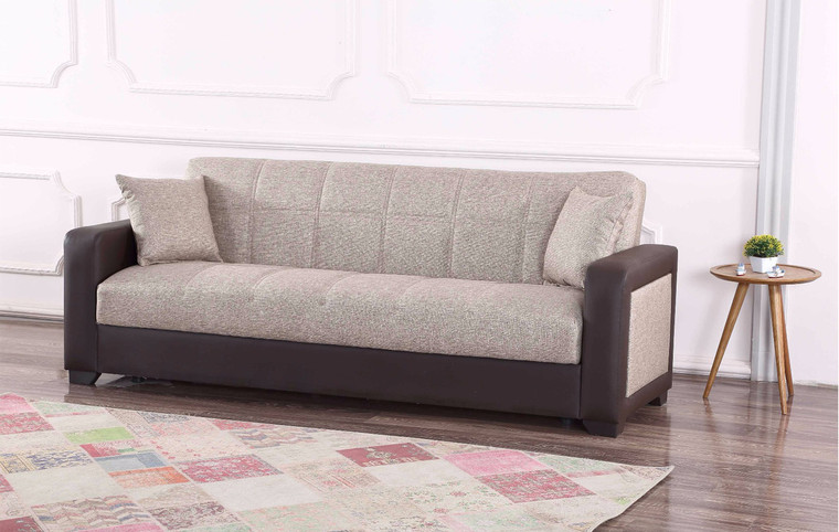 Brookline Sleeper Sofa with Storage - Beige