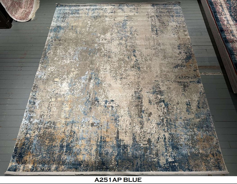 Bamboo Silk Rug Collection - A251AP BLUE