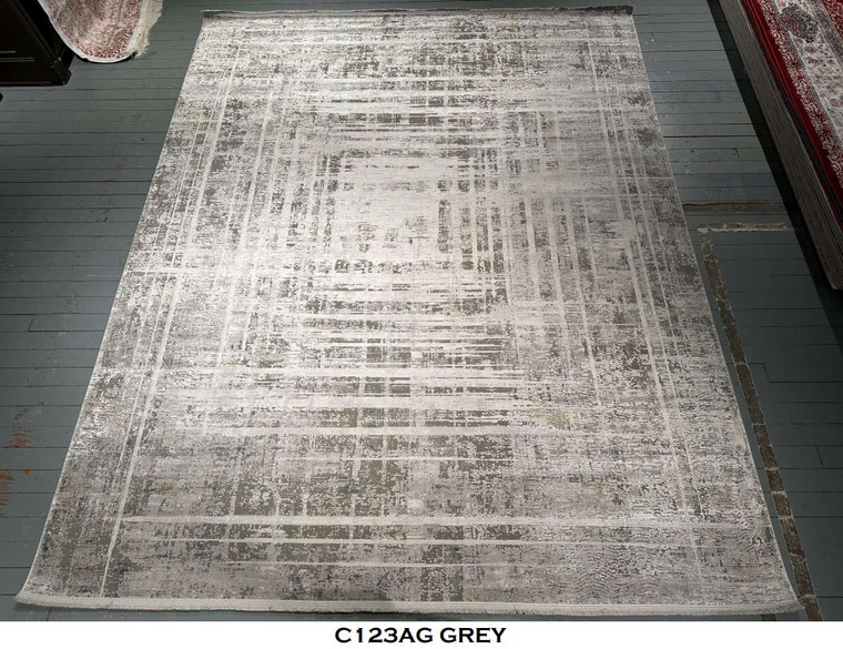 Bamboo Silk Rug Collection - C123AG GREY