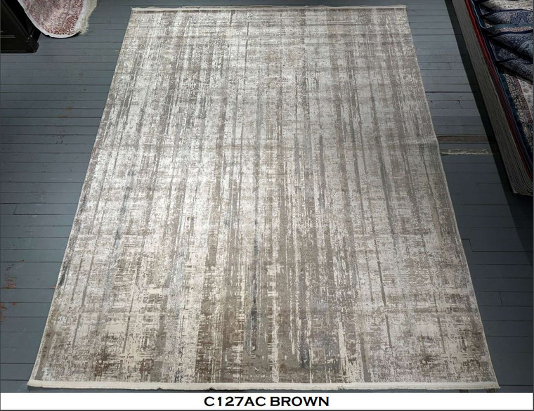 Bamboo Silk Rug Collection - C127AC BROWN