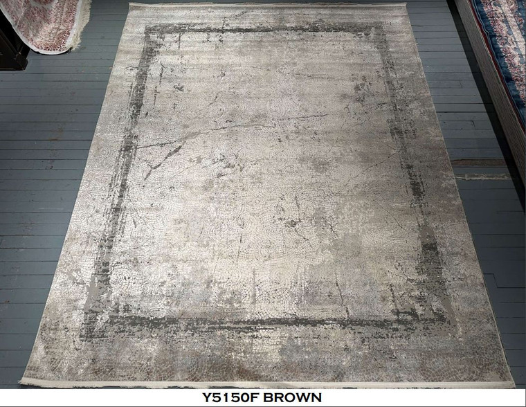 Bamboo Silk Rug Collection - Y5150F BROWN