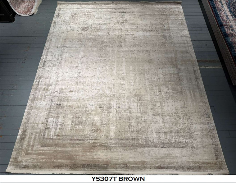  Bamboo Silk Rug Collection - Y5307T BROWN