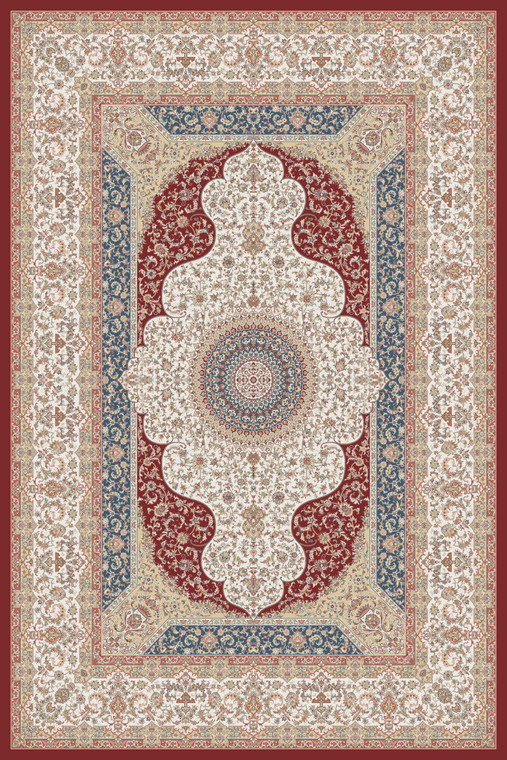 Classic Rug Collection - 3515B RED CREAM