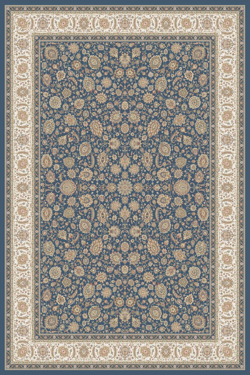 Classic Rug Collection - 4587A BLUE CREAM