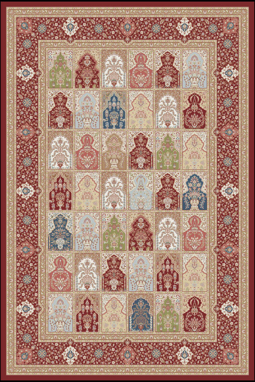 Classic Rug Collection - 4606F RED RED