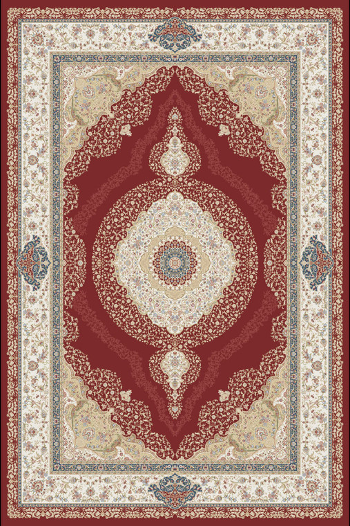 Classic Rug Collection - 4607B RED CREAM