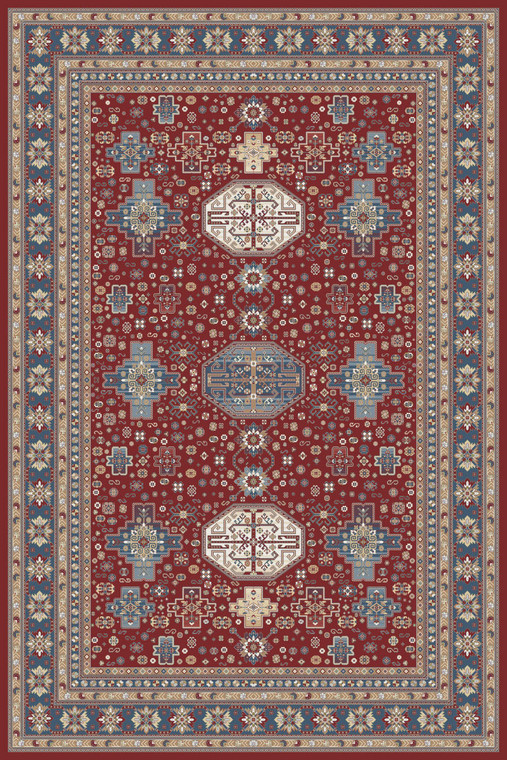 Classic Rug Collection - 5305C RED BLUE
