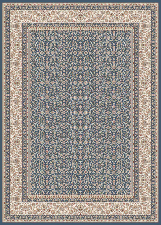 Classic Rug Collection - 6895A BLUE CREAM