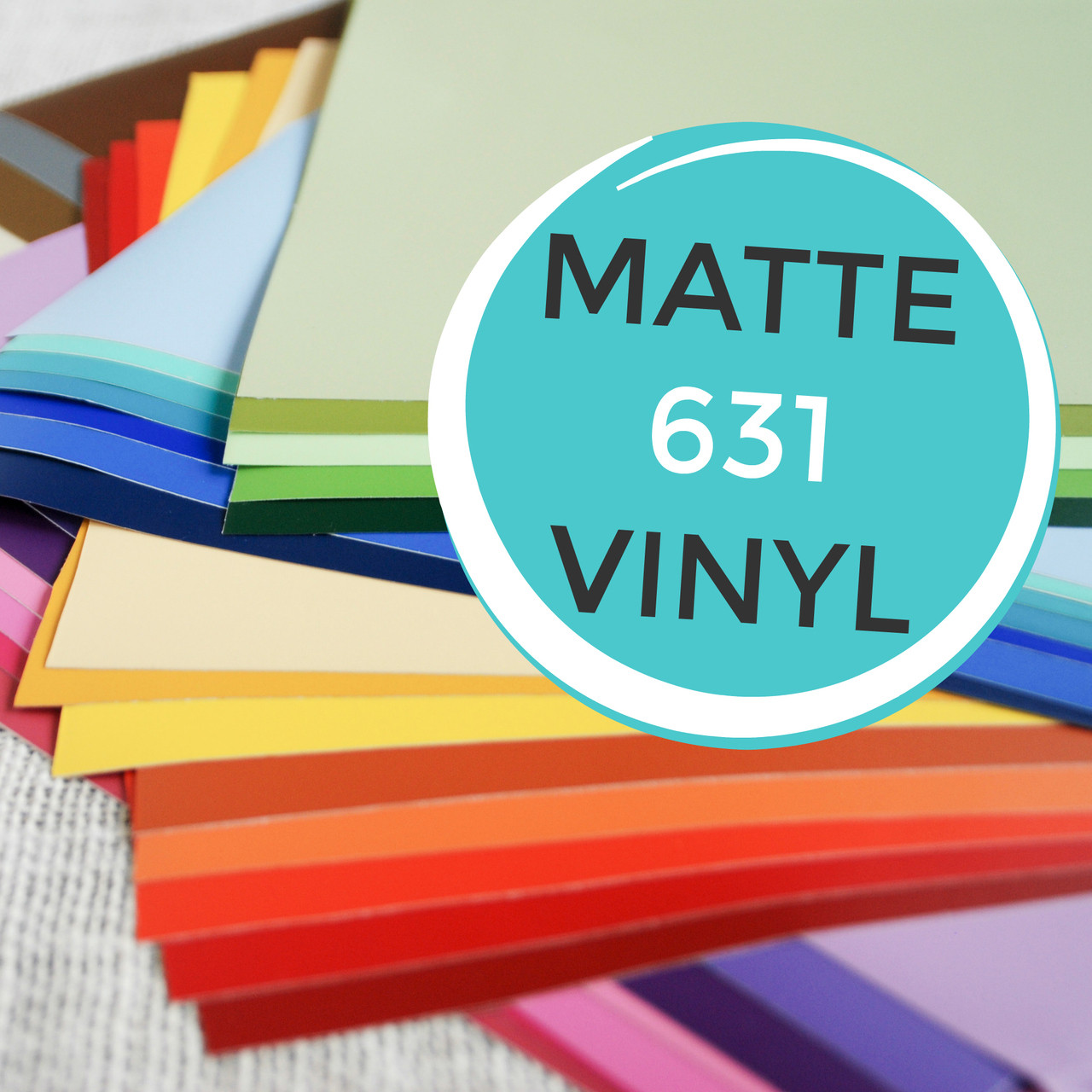 ORACAL 631 Matte Vinyl - 24 Pack of Top Colors - 12 x 12 Sheets