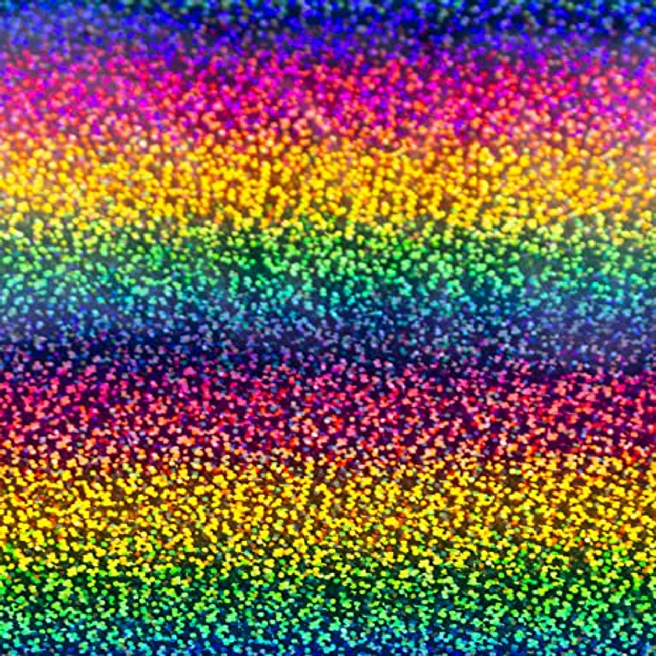 Holographic Rainbow Multicolor Heat Transfer Vinyl 10 inch x 60 inch. HTV