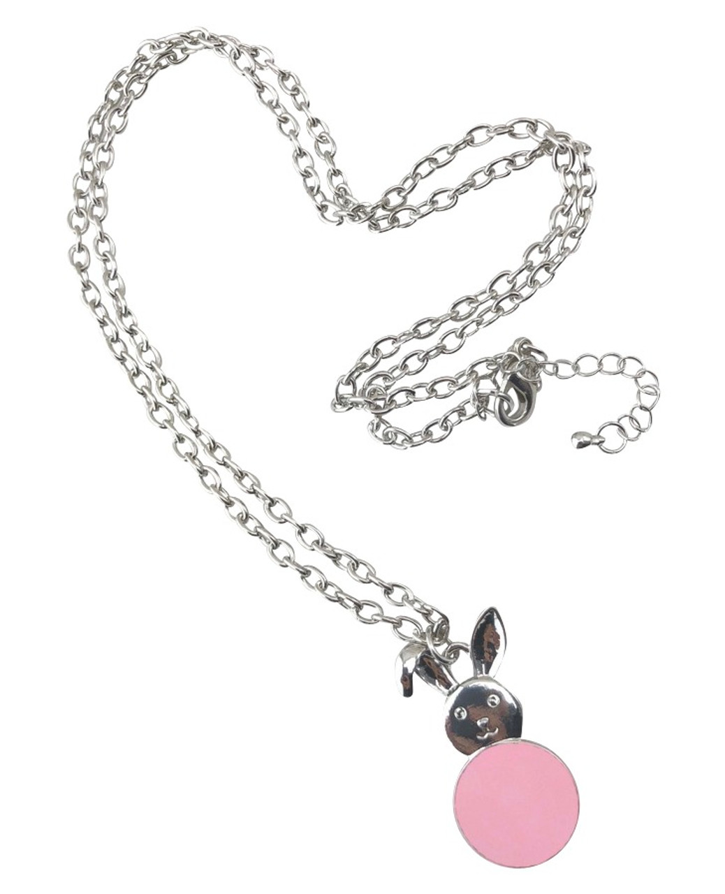 Racing Bunny Rabbit Heart Necklace – Lil' Bun's Boutique