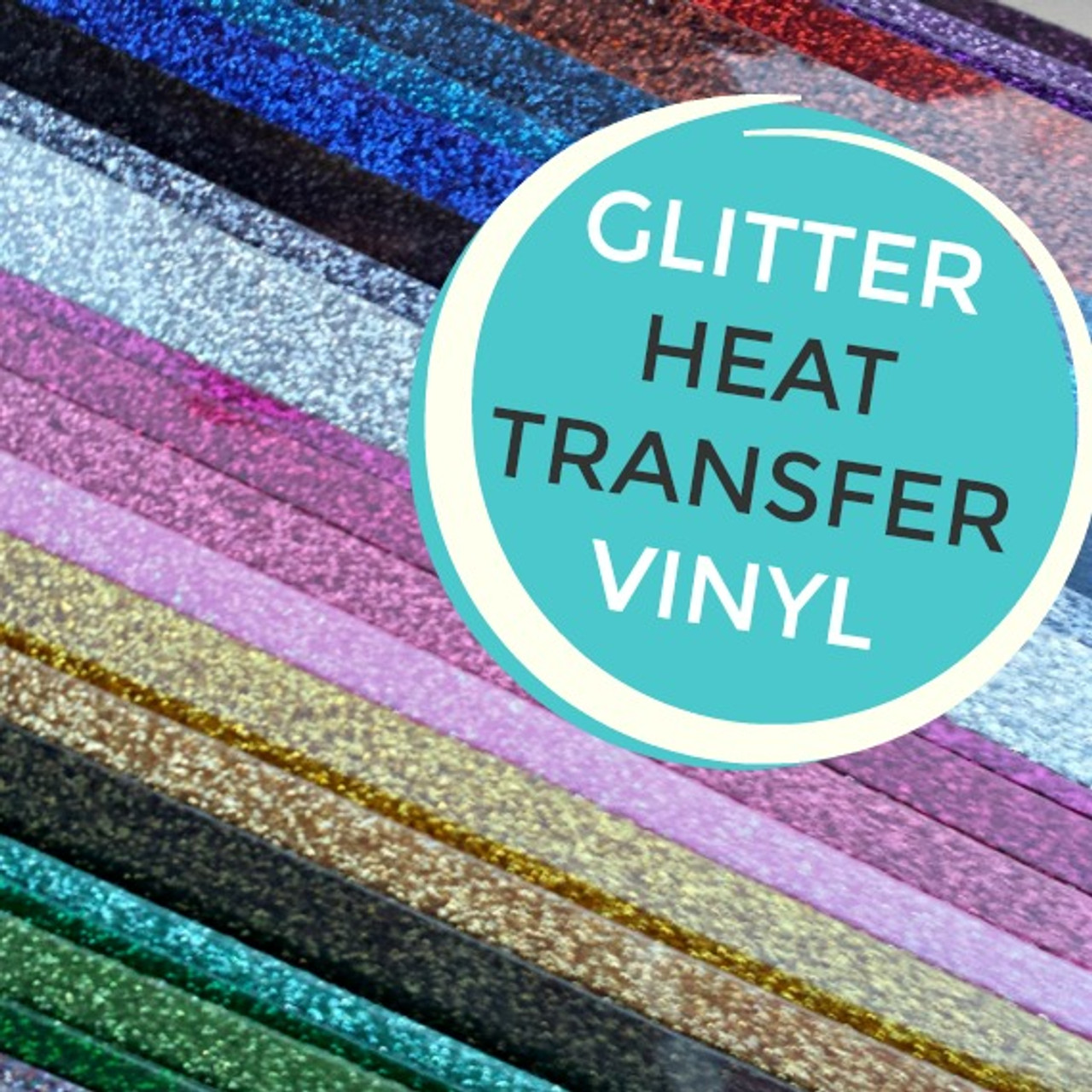 *Siser GLITTER Heat Transfer Vinyl Sheet