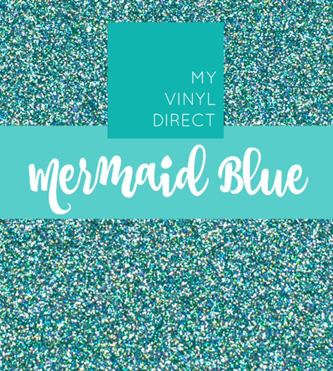 Mermaid Blue - Siser Glitter HTV – SBL Designs
