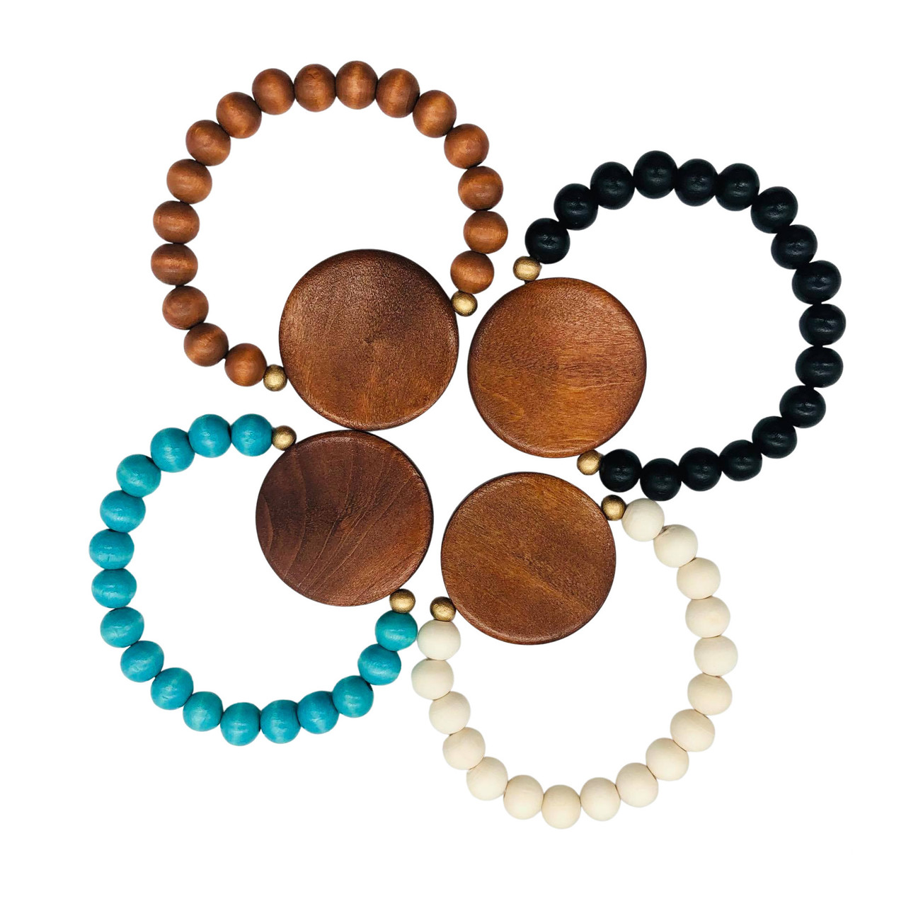 Wooden Disc Beads, Macrame and Jewelry