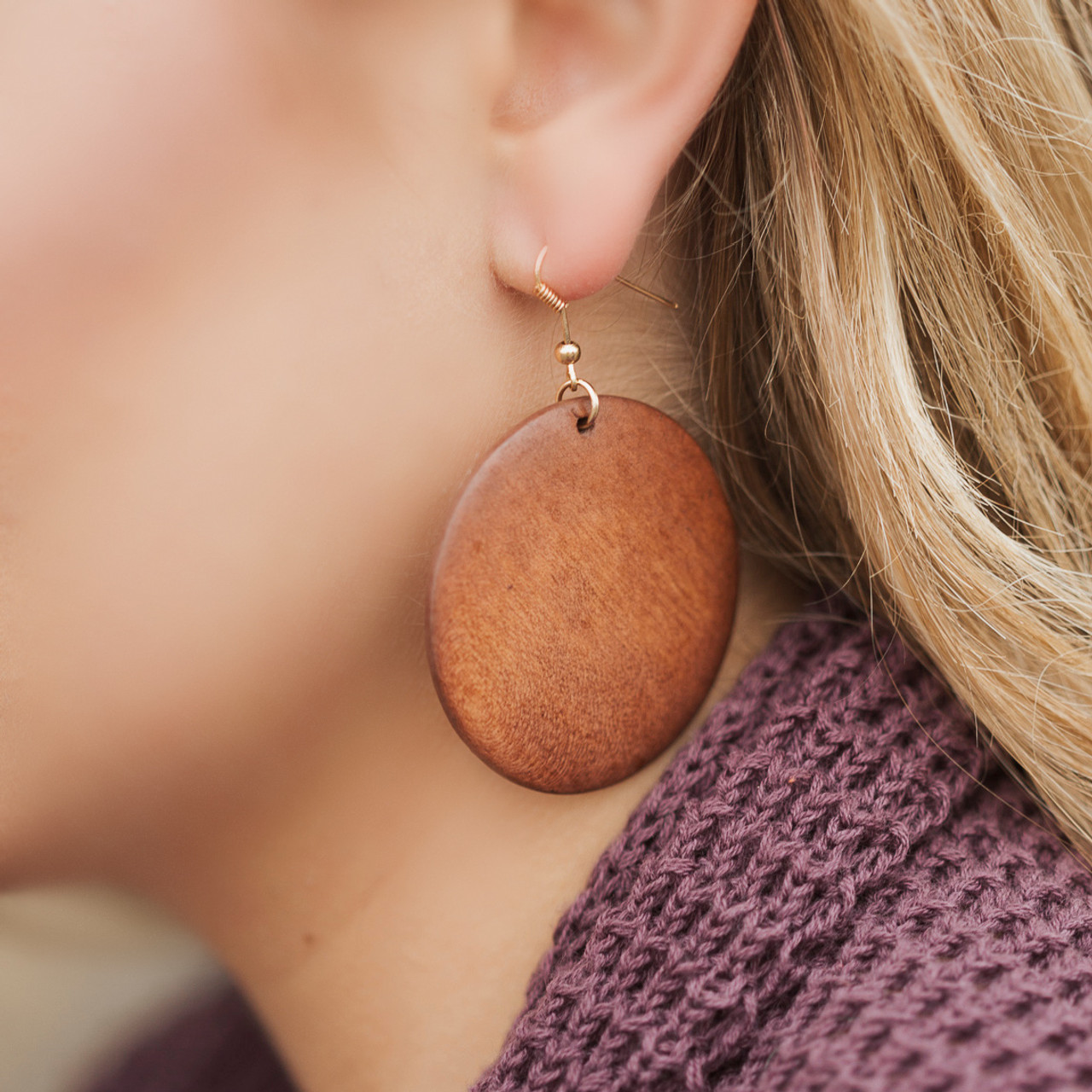 Macrame, Wooden Macrame, Earring Blanks, Timber Earring Blanks, Floral  Earrings, Wooden Earring Blank, 3mm Jarrah Dark Timber Plywood 