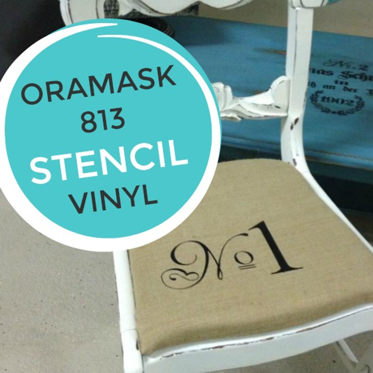 *Oramask 813 Blue Stencil Vinyl 12 x 10 yard Roll