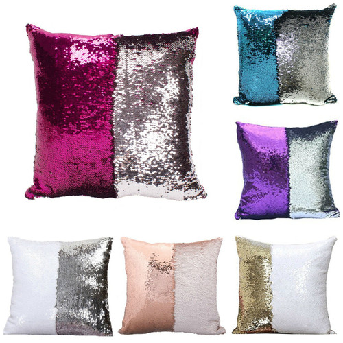sequins pillow cover