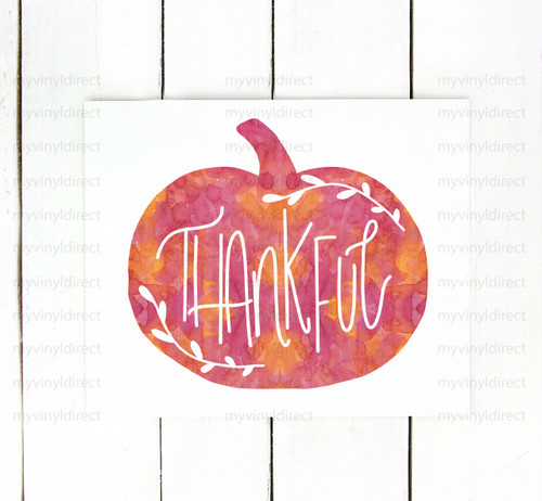 Thankful Pumpkin Digital Cutting File