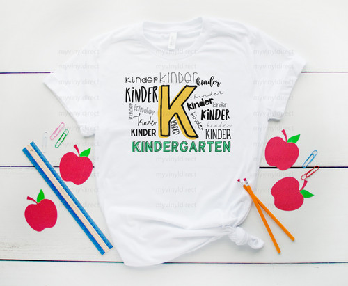 K Kindergarten | Sublimation Transfer