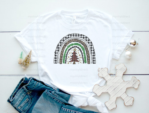 Christmas Rainbow | Sublimation Transfer