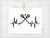 Lacrosse Heartbeat Digital Cutting File