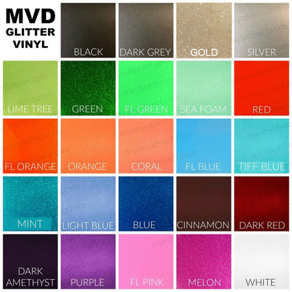 for Cricut Vinyl 12x10 Bundle of 6 Colors Matte Glossy Gold Adhesive  Craft Outdoor Vinyl Sheets for DIY Valentine's Day Decor