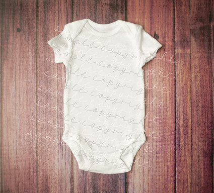 Download White Baby Onesie Mock-Up (#6)