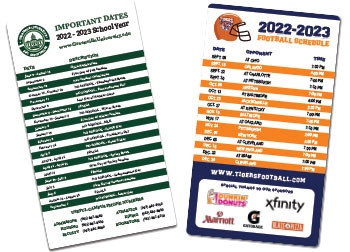 Calendar &amp; Schedule Magnets for School &amp; University