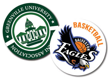 Circle Decals & Clings for School and University