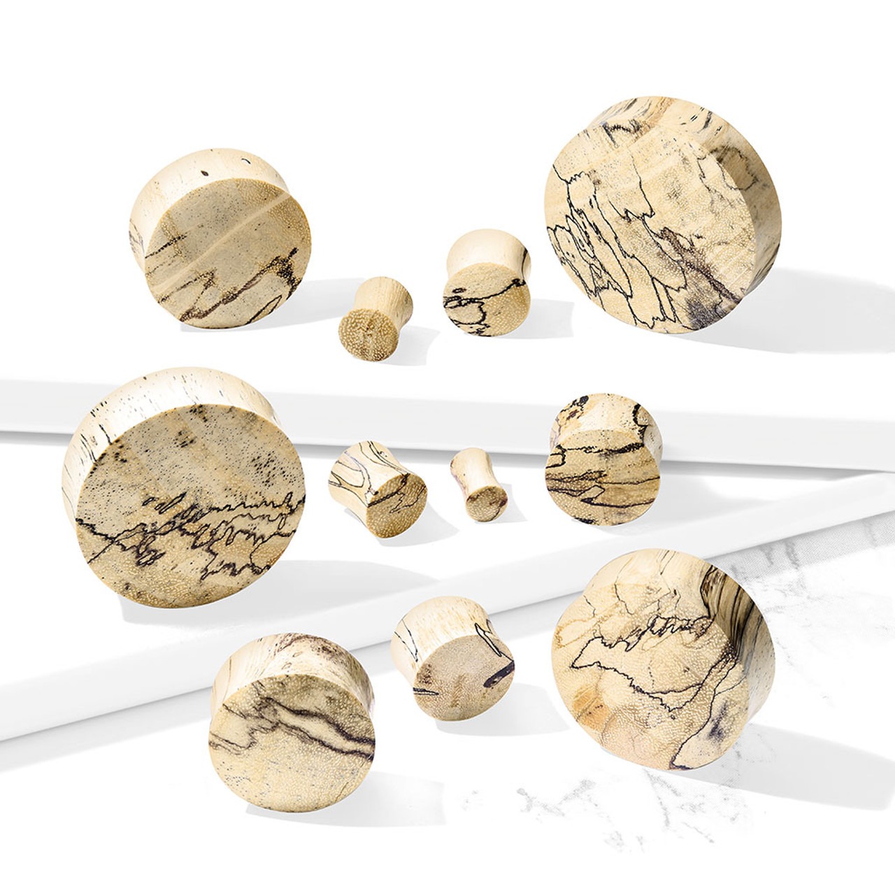 Spalted Tamarind Wood Plugs - Beverly Hills Body Jewelry