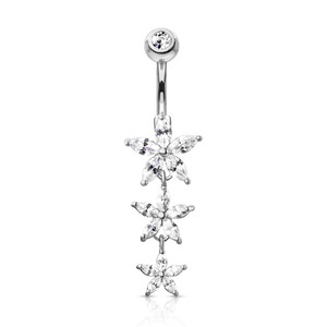 Triple Flower Dangle